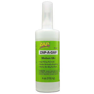 Zap-A-Gap CA+ Medium Cyanoacrylate (Green) 4oz/113.3g Super Glue