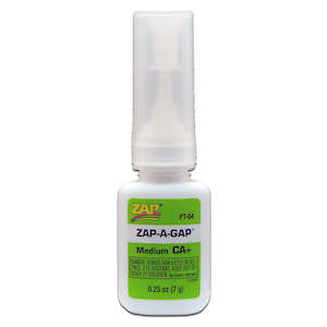 Zap-A-Gap CA+ Medium Cyanoacrylate (Green) 1/4oz/7g Super Glue