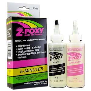 Hobby equipment and supply: Zap-A-Gap 5-Minute Z-Poxy 8oz/236ml (set)