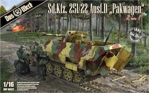 Hobby equipment and supply: Das Werk 1/16 Sd.Kfz.251/22 Ausf.D "Pakwagen" Plastic Model Kit