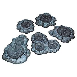 Hobby equipment and supply: Pegasus 28mm Crater Set (Unpainted)