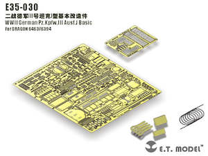 E.T. Model 1/35 WWII German Pz.Kpfw.III Ausf.J Basic Detail Set