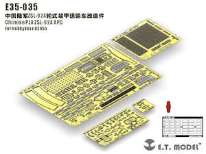 E.T. Model 1/35 Chinese PLA ZSL-92A APC Detail Set