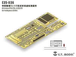 Hobby equipment and supply: E.T. Model 1/35 Chinese PLA ZSL-92B IFV Detail Set