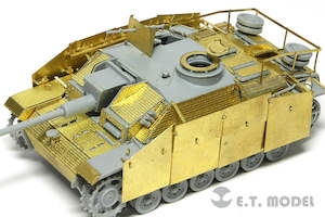 E.T. Model 1/72 WWII German StuG.III Ausf.G Schurzen（Late version）PE Set