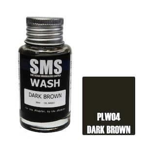 Hobby equipment and supply: SMS Wash Dark Brown 30ml