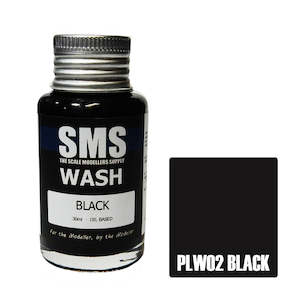 Hobby equipment and supply: SMS Wash Black 30ml