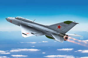 Hobby equipment and supply: Academy 1/48 Russian Air Force MiG-21PF Fishbed-D Plastic Model Kit