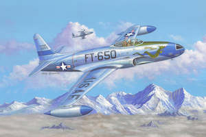 HobbyBoss 1/48 F-80C Shooting Star fighter Plastic Model Kit