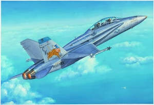 Hobby equipment and supply: HobbyBoss 1/48 F/A -18D "Hornet" Plastic Model Kit