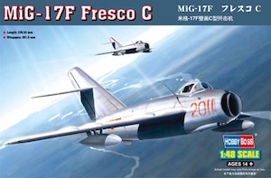 Hobby equipment and supply: HobbyBoss 1/48 MiG-17F Fresco C Plastic Model Kit