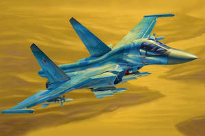 HobbyBoss 1/48 Russian Su-34 Fullback Fighter-Bomber Plastic Model Kit