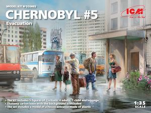 ICM 1:35 Chernobyl # 5 Evacuees Set