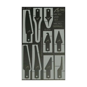 Artesania Photo Etched Steel Micro Saws Set Modelling Tool