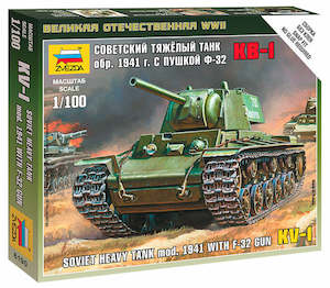 Zvezda 1/100 KV-1W/F-32 GUN Plastic Model Kit