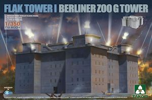 Hobby equipment and supply: Takom 1/350 Germany Flak Tower I Berlin Zoo Tower (G Tower)