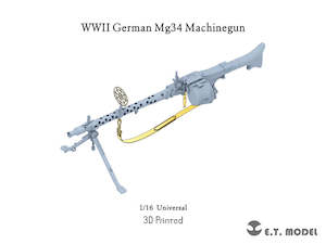 E.T. Model 1/16 WWII German Mg34 Machinegun (3D Printed)