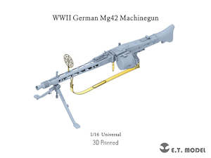 E.T. Model 1/16 WWII German Mg42 Machinegun (3D Printed)