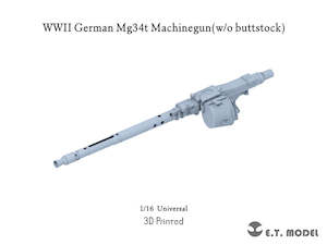 E.T. Model 1/16 WWII German Mg34t Machinegun(w/o buttstock)