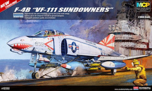 Hobby equipment and supply: Academy 1/48 F-4B "VF-111 Sundowners" Phantom II MCP Plastic Model Kit