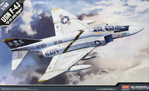 Academy 1/48 F-4J "VF-84 Jolly Rogers" Phantom II Plastic Model Kit