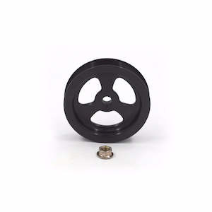 Scratch Dent: Scratch&Dent Billet Replacement Power Steering Pulley for FD RX7 - Black