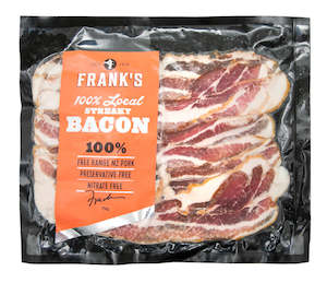 100% Local Streaky Bacon