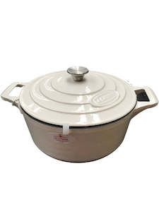 La Cuisine: Round Casserole - White (28cm/6L)