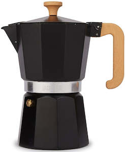 La Cafetière: Venice Espresso Maker - Black (6 Cup/290ml) - La Cafetiere