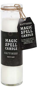 White Sage 'Happiness' Spell Tube Candle