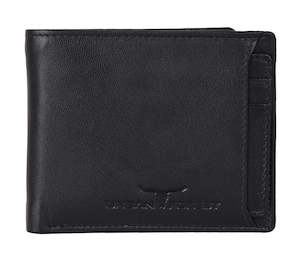 Urban Forest: Sidka Leather Wallet w/Card Holder - Serena Black