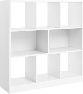 Household appliance: Vasagle Wooden Free Standing Bookcase with Open Cubes and Shelves - White