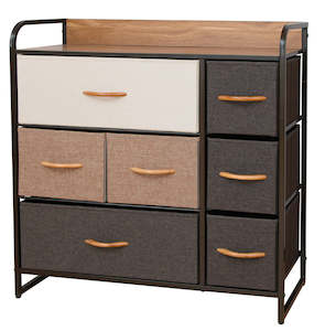 Ovela 7 Drawer Storage Chest - Multi Color