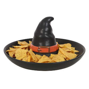 Household appliance: Witch Hat Chip & Dip Dish