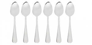 Household appliance: Wiltshire: Baguette Teaspoon - 6 Piece Set (Stainless Steel)