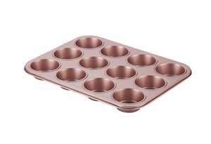 Household appliance: Wiltshire: Rose Gold Muffin Pan (12 Cup)