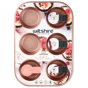 Household appliance: Wiltshire: Rose Gold 6 Cup Muffin Pan