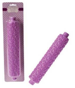 Sweet Creations: Swirl Pattern Rolling Pin - Lilac - D.Line