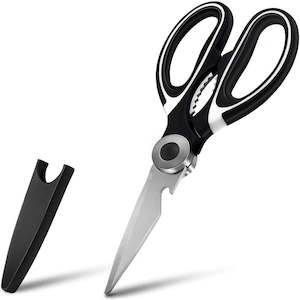 Multifunctional Kitchen Scissors - White/Black