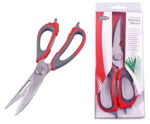 Household appliance: Appetito: Multi Purpose Kitchen Shears - Red/Grey