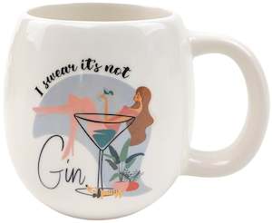 Urban Products: I Swear Its Not Gin Mug Colourful