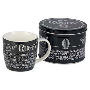 Household appliance: Ultimate Gift for Man: Mug In A Tin Rugby