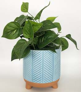 Zari Planter - Dusty Blue