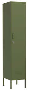 Household appliance: Fraser Country Milan Metal Locker Storage Cabinet - Olive Green