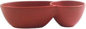 Urban Products: Shae Foliage Double Bowl - Terracotta