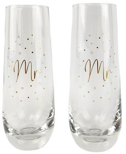 Urban Products: Mr & Mr Champagne Glasses