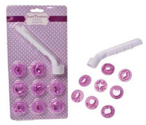 Household appliance: Sweet Creations - Fondant Stamp Set, Lilac - D.Line