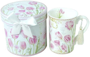 Household appliance: Tulip Tea Time Mug - Gift Boxed