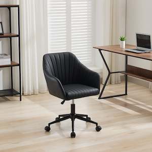 Gorilla Office - Ruby PU Leather Chair - Black