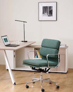 Gorilla Office: Replica Eames Group Standard Aluminium Padded Low Back Office Ch…